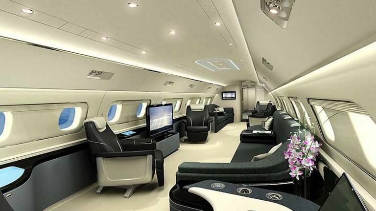 частный самолет Gulfstream G650